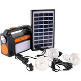 Ack Solar 3 Ampul + El Feneri led Kamp Aydınlatması Seti AC01-00830