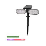 Ack Solar LED Kazıklı Çim Armatürü Güneş Enerjili Bahçe Duvar Aydınlatması Yeşil Renk -