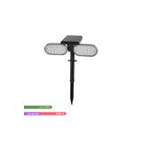 ACK Solar Led Kazıklı Çim Armatürü Güneş Enerjili Bahçe Duvar Aydınlatması Yeşil Renk AG60-02851