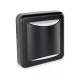 Ack Uzmlight Ack Ah07-05101 3000K Günışığı 4W Siyah Kasa Ip44 Led Duvar Apliği Siyah Kasa Duvar Armatür 2120000141881