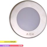 ACK Yuvarlak Mavi Işık 1.5 W Sensörlü Led Merdiven-Duvar Armatürü