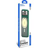Acl 10.000MAH Pd 2xusd 15W LCD Gösterge Dahili Type-C Mikro Powerbank Pw-72 - Yeşil