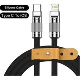 ACL 63D PD 3 A Çinko Alaşımlı Silikon Telli 1.2 m Type-C to Lightning Şarj Kablosu