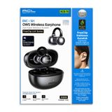 ACL ACB-76 OWS Açık Kulak Kablosuz Bluetooth 6.0 Kulaklık Siyah Klipsli Küpe Sporcu Kulaklığı ENC Gürültü Engelleme Siri Destekli
