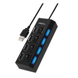 Acl Ahb-01 Usb 2.0 Led Tasarım 4 Usb Portlu Anahtarlı Çoklu Çoğaltıcı Usb Çıkışı Office News