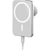 Acl Magsafe Araç Içi Manyetik Şarj Araç Içi Kablosuz Şarj Aleti SYM0112 - Beyaz