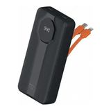 Acl PW-107 - 22.5W 20.000MAH Şarjlı Dahili Kablolu LCD Göstergeli Powerbank - Siyah - Beyaz