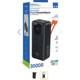 ACL PW-138 30000 mAh 2XUsb 1XPd Hızlı Şarj 22.5W Type-C Lightning Powerbank