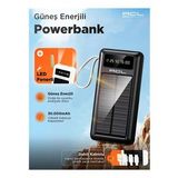 ACL PW-61 30.000mAh Güneş Enerjili Powerbank | 5 Cihaz Aynı Anda Şarj | USB-C & Lightning & Micro USB & 2x USB Çıkış | Dahili LED Fener