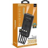 Acl Pw 61 Solar Powerbank - Siyah