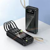 Acl Pw-61 Solar Siyah 30000 Mah Hızlı Şarj Powerbank