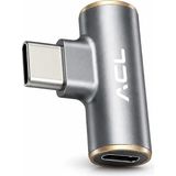 Acl Type-C Kulaklık ve Şarj Adaptörü Usb-C Pd Hızlı Şarj Destekli 2'si 1 Arada Ses ve Şarj Dönüştürücü