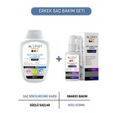 ACLIND® Erkek Saç Bakım Seti | Anti-Hair Loss Şampuan For Men 300 ml + Saç Bakım Serumu 50 ml