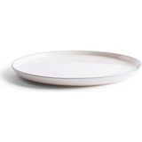 Acme Roman 4 Parça Beyaz-Mavi Büyük Tabak - 26 cm