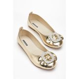 ACMZ SHOES saten babet taşli tok ortopedik taban