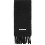 Acne Studios Fringed Siyah Kadın Yün Atkı - Standart