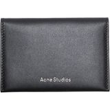 Acne Studios Siyah Logolu Erkek Deri Kartlık - Standart