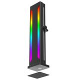 Acogedor RGB GPU Destek Braketi, Manyetik Tabanlı Grafik Kartı GPU Destek Desteği, Kaydırılabilir 5V 3 Pin GPU Standı Renkli Ekran Kartı Tutucu Braketi (Siyah)