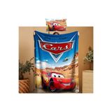ACONCEPT ŞİMŞEK MCQUEEN ARABALAR TEMALI BEBEK ÇOCUK WELSOFT YUMOŞ BATTANİYE & YASTIK KILIFI UYKU SETİ