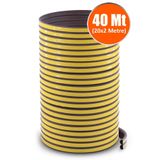 Acord Kapı Pencere Bandı Fitili Yapışkanlı Soğuk Izolasyon Bant (20 Mt X 2 Kanal) Toplam 40 Metre