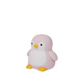Acornia Sevimli Penguen Pembe Çocuk Odası Gece Lambası - Açık Pembe