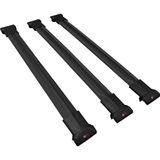 Acpar Jeep Cherokee 3 (Kj) 2002-2007 Arası ile Uyumlu Fly Model Ara Atkı Tavan Barı Siyah 3 Adet