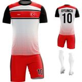 ACR Giyim - Bant - Kişiye Özel Futbol Forması Takımı - 4 Yaş - Kırmızı