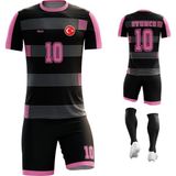 ACR Giyim - Defter - Kişiye Özel Futbol Forması Takımı - 11 - 12 Yaş - Pembe