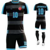 ACR Giyim - Defter - Kişiye Özel Futbol Forması Takımı - 2 Yaş - Açık Mavi