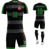 ACR Giyim - Defter - Kişiye Özel Futbol Forması Takımı - 2 Yaş - Koyu Yeşil