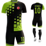 Acr Giyim Dijital Kişiye Özel Futbol Forması Takımı - Yeşil