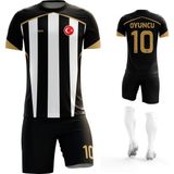 Acr Giyim - Emir Modeli - Kişiye Özel Futbol Forması Takımı - 13 - 15 Yaş - Siyah