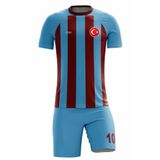 ACR Giyim Futbol Forması Klasik Çubuklu Model - Kişiye Özel Isim Ve Numara Yazılabilir Dijital Baskı Tasarım