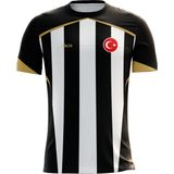 ACR Giyim Kişiye Özel Futbol Forması, Hediyelik Forma Tek Üst Emir Modeli - Siyah - Beyaz - 11 - 12 Yaş