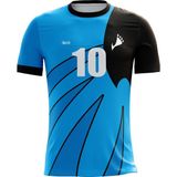 ACR Giyim Kişiye Özel Futbol Forması, Hediyelik Forma Tek Üst Pençe Modeli - Mavi - 9 - 10 Yaş