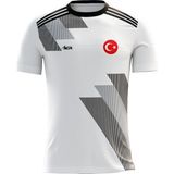 ACR Giyim Kişiye Özel Futbol Forması, Hediyelik Forma Tek Üst Siyah BEYAZ19 Modeli - Siyah - Beyaz - 11 - 12 Yaş