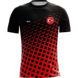 ACR Giyim Kişiye Özel Futbol Forması Tek Üst Meta Modeli Hediyelik Cinsiyet: Unisex Sezon: Yaz - Kırmızı - Siyah - 9 - 10 Yaş