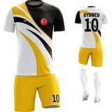 ACR Giyim - Lale - Kişiye Özel Futbol Forması Takımı - 2 Yaş - Sarı