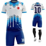 Acr Giyim Limit Kişiye Özel Futbol Forması Takımı - 1 - 2 Yaş - Mavi