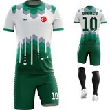 Acr Giyim Limit Kişiye Özel Futbol Forması Takımı - 2 Yaş - Yeşil