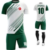 Acr Giyim Rüzgar Kişiye Özel Futbol Forması Takımı - 7 - 8 Yaş - Yeşil