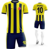 Acr Giyim - Sarı Lacivert 2020 - Futbol Forması Takımı - XL - Lacivert - Mavi - Sarı
