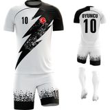 Acr Giyim - Şimşek - Kişiye Özel Futbol Forması Takımı - XS - Siyah