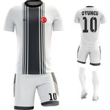 ACR Giyim - Sütun - Kişiye Özel Futbol Forması Takımı - 11 - 12 Yaş - Gri