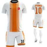 ACR Giyim - Sütun - Kişiye Özel Futbol Forması Takımı - 2XL - Turuncu