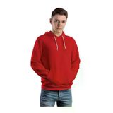 ACR Giyim Tekstil Forma Baskı ACRKAP3IPERK Erkek Kırmızı Kapüşonlu Kanguru Cepli Sweatshirt