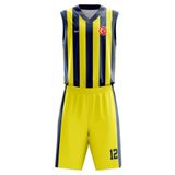 ACR Giyim Tekstil Forma Baskı Basketbol Forması Çubuklu Model Kişiye Özel Basketbol Forması Alt Üst Takım Hediyelik Forma