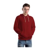 ACR Giyim Tekstil Forma Baskı Erkek Bordo Kapüşonlu Kanguru Cepli Sweatshirt ACRKAP3IPERK