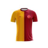 ACR Giyim Tekstil Forma Baskı Futbol Forması Tek Üst Sarı & Kırmızı Model - Kişiye Özel Isim Ve Numara Yazılabilir, Dijital Baskı