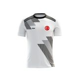 ACR Giyim Tekstil Forma Baskı Kişiye Özel Futbol Forması Tek Üst Siyah Beyaz 19 Modeli